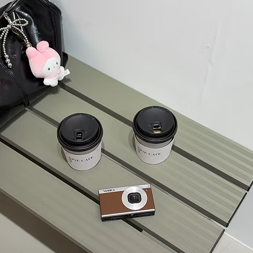 YASHICA Tank Compact Digital Camera - Brown
