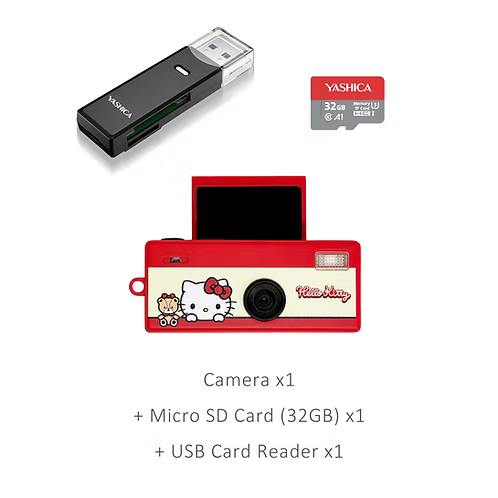 YASHICA x Hello Kitty Funtastic Keychain Camera - Classic Hello Kitty