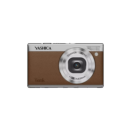YASHICA Tank Compact Digital Camera - Brown