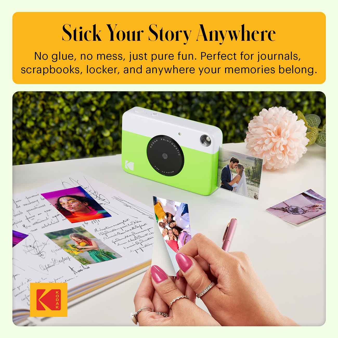 Kodak Printomatic 2x3 Instant Print Camera - Green