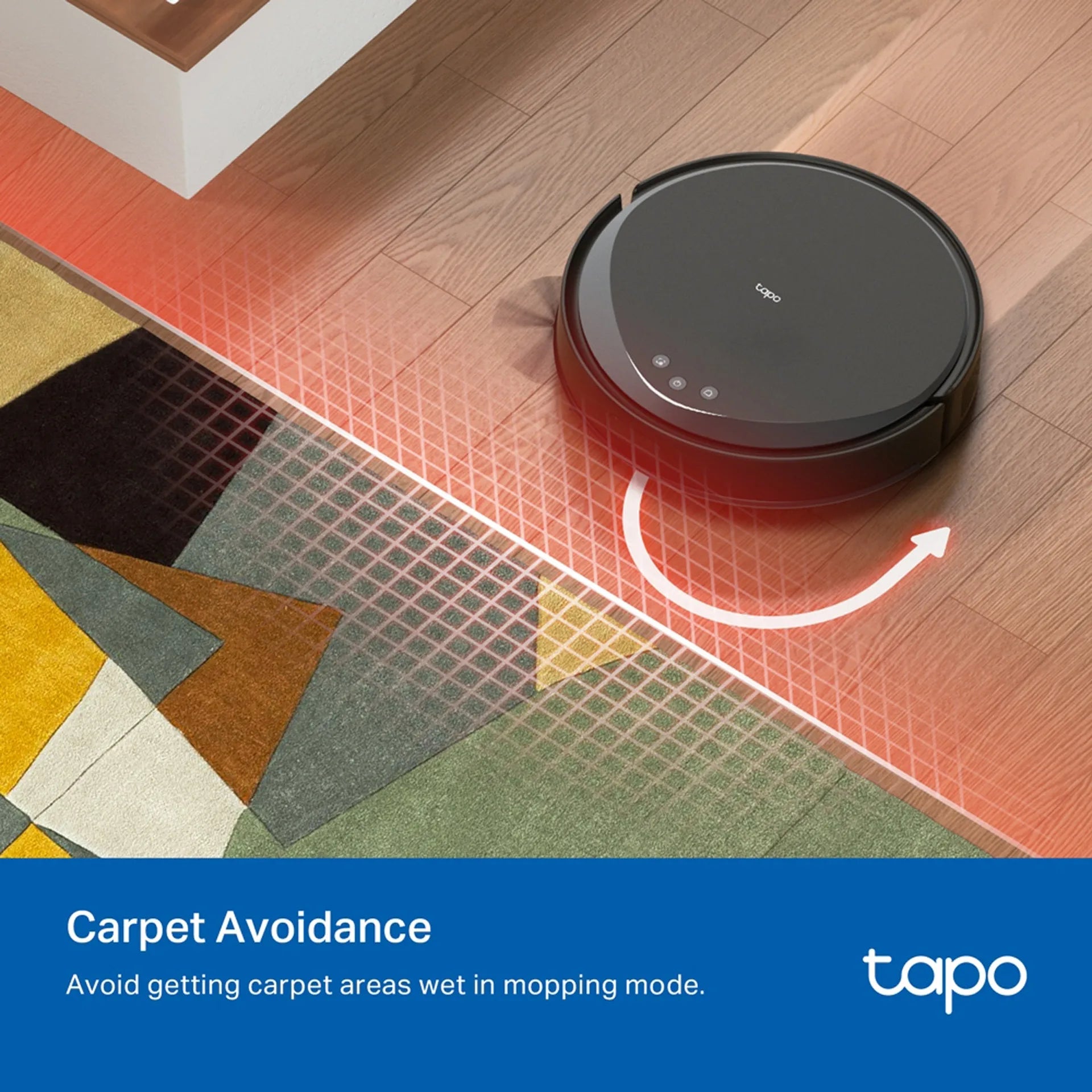 TP-Link Tapo RV20 Max Plus Robot Vacuum Cleaner with Auto-Empty Dock, 5300 Pa – Black