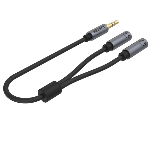 UNITEK Headphone Splitter For Dual Headphone (3.5mm Plug to Dual 3.5mm Jack) Stereo Audio Cable UNITEK Headphone Splitter For Dual Headphone (3.5mm Plug to Dual 3.5mm Jack) Stereo Audio Cable