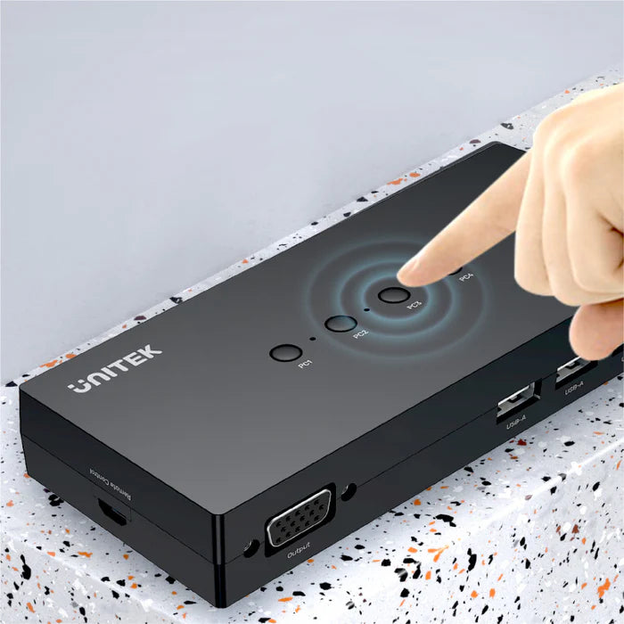 UNITEK VGA KVM Switch 4 In 1 Out UNITEK VGA KVM Switch 4 In 1 Out
