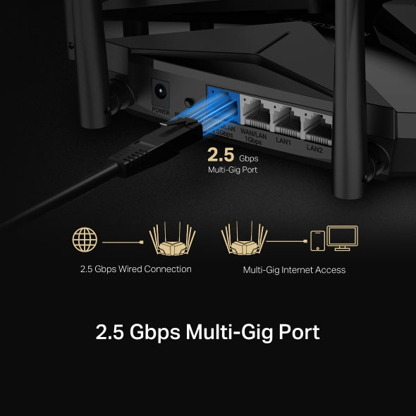 Mercusys AX6000 8-Stream Wi-Fi 6 RouterMR90X