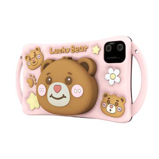 Oteeto K6 Kids Tablet with SIM Card Support 6GB RAM 128GB Android 13 3500mAh Battery - Pink