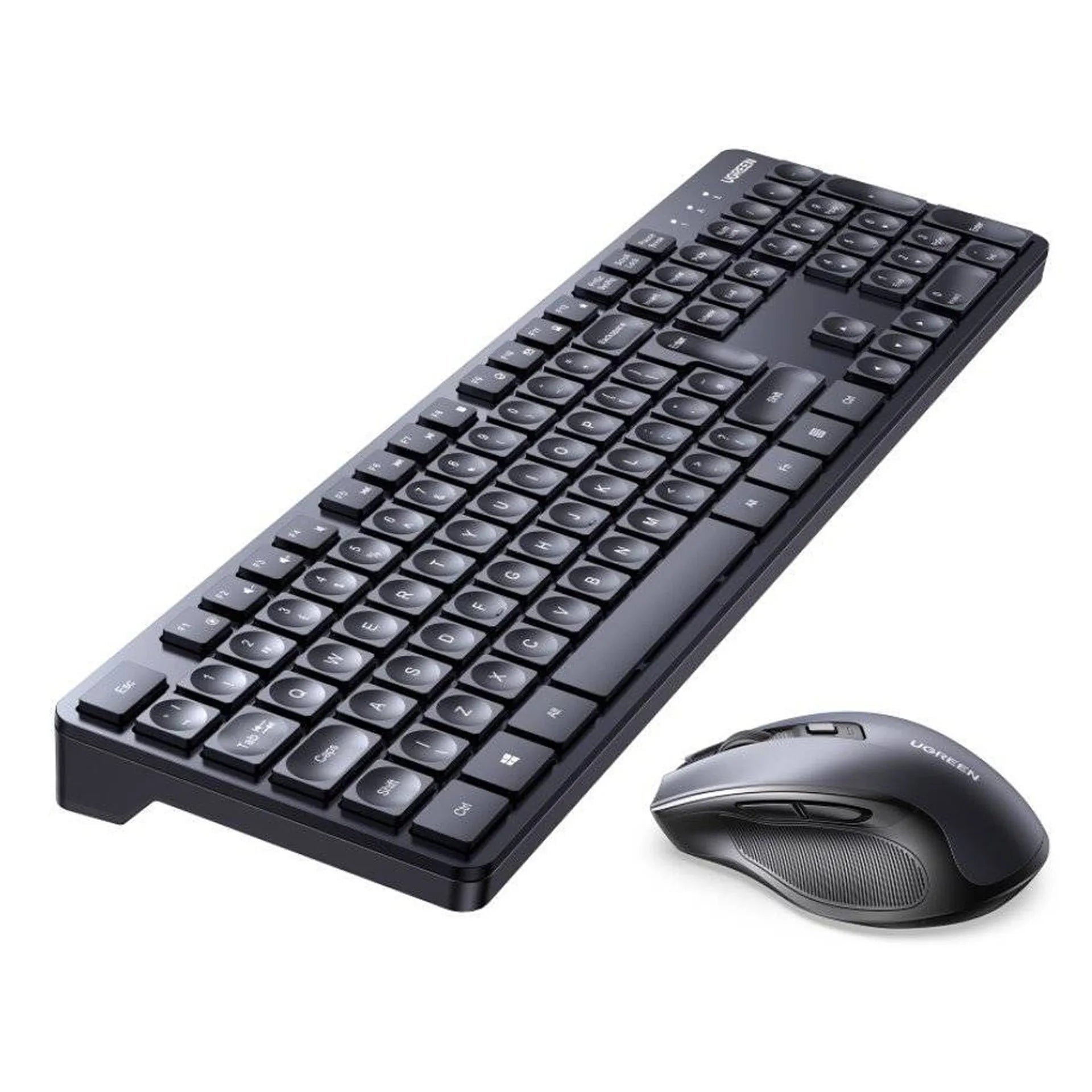 UGREEN MK006 Wireless Keyboard and Mouse Set - Black