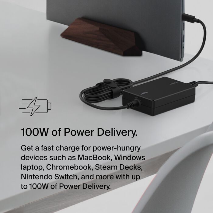 Belkin Connect USB-C Core GaN Power Adapter 100W