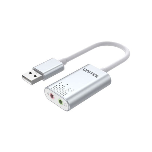 Unitek USB 2.0 External Sound Card Adapter for Stereo Audio