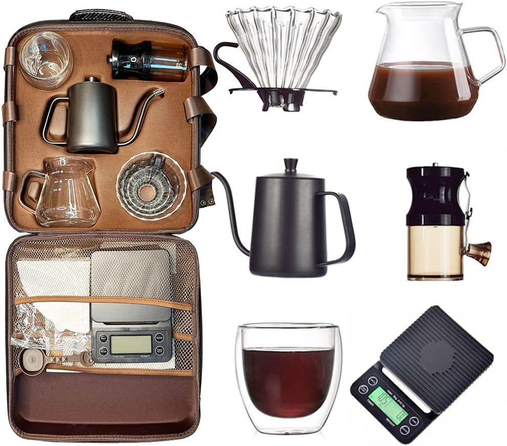 Green Lion G-40 Coffee Maker Set ( 8 in 1 Kit )