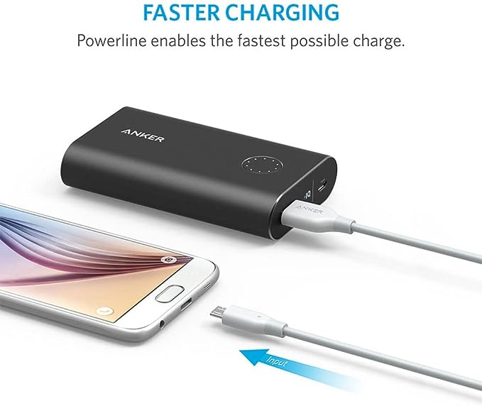 Anker PowerLine Micro USB 3ft White Offline V3 A8132H21 Anker PowerLine Micro USB 3ft White Offline V3 A8132H21