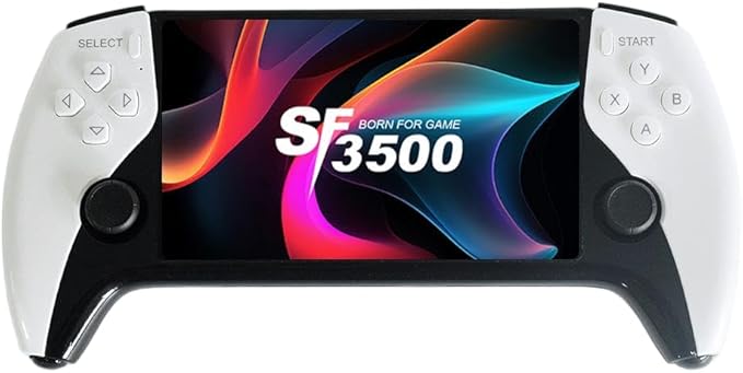 Game Player SF3500 Plus Handheld Game Console with 2 Controllers - White Game Player SF3500 Plus Handheld Game Console with 2 Controllers - White