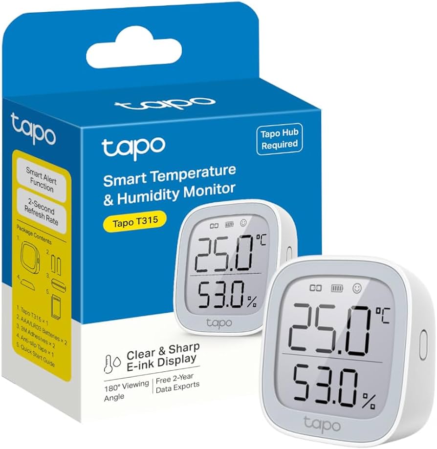 Tapo T315 Smart Temperature & Humidity Monitor Tapo T315 Smart Temperature & Humidity Monitor