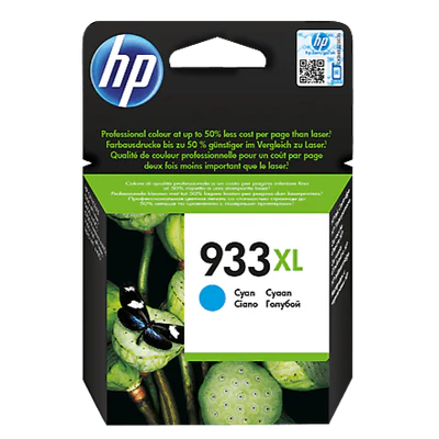 HP 933XL High Yield Original Ink Cartridge - Cyan