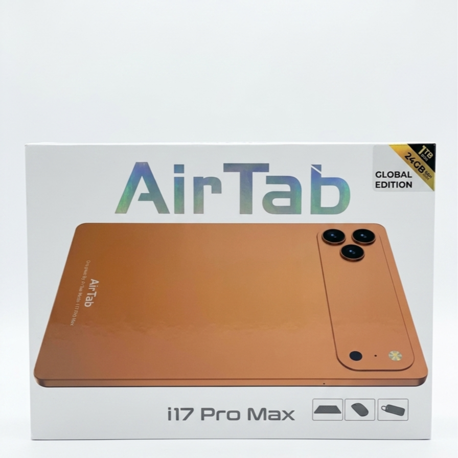 Air Tab 17 Pro Max Android Smartphone 1TB 24GB RAM Triple Camera - Orange Air Tab 17 Pro Max Android Smartphone 1TB 24GB RAM Triple Camera - Orange