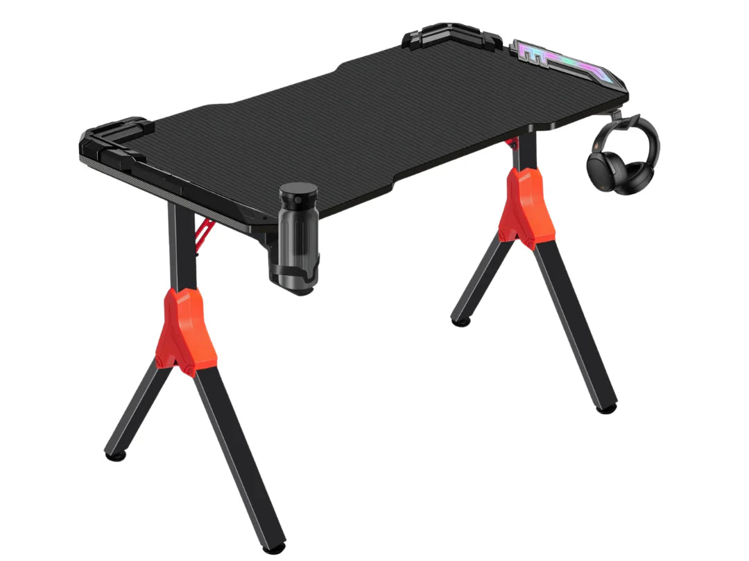 HMDS Y3-1200- Gaming Desk-1.2M with Cup Holder, Headphone Hook, HMDS Y3-1200- Gaming Desk-1.2M with Cup Holder, Headphone Hook,