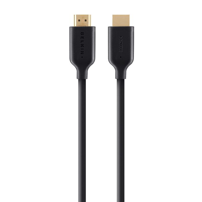 Belkin 2M High Speed HDMI Cable with Ethernet for 4K Ultra HD streaming and gaming in Qatar.