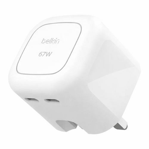 Belkin BoostCharge Pro Dual USB-C GaN Wall Charger 67W