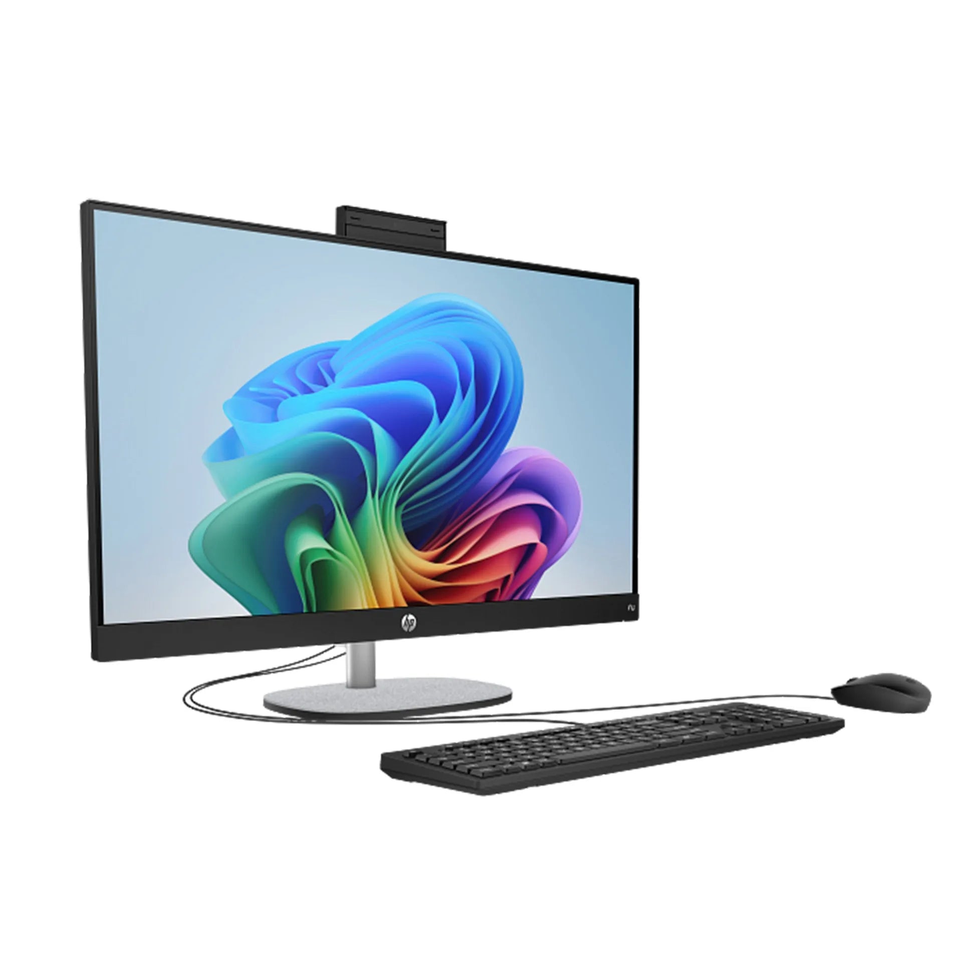 HP All-in-One Next Gen AI Desktop, BZ6N2EA, 27 inches FHD Display, AMD Ryzen AI 7 350 Processor, 16 GB RAM, 1 TB SSD, Windows 11 Home, Shell White, 27-CT2000NE