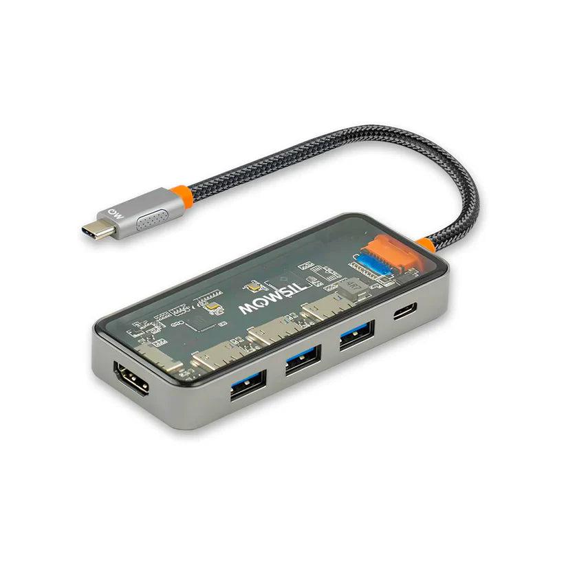 Mowsil 5-in-1 USB-C Hub Adapter Mowsil 5-in-1 USB-C Hub Adapter