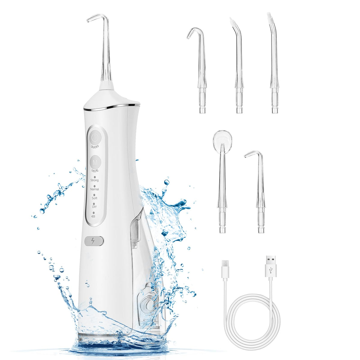 Bitvae Water Flosser F5020E Cordless Oral Irrigator White 300ml
