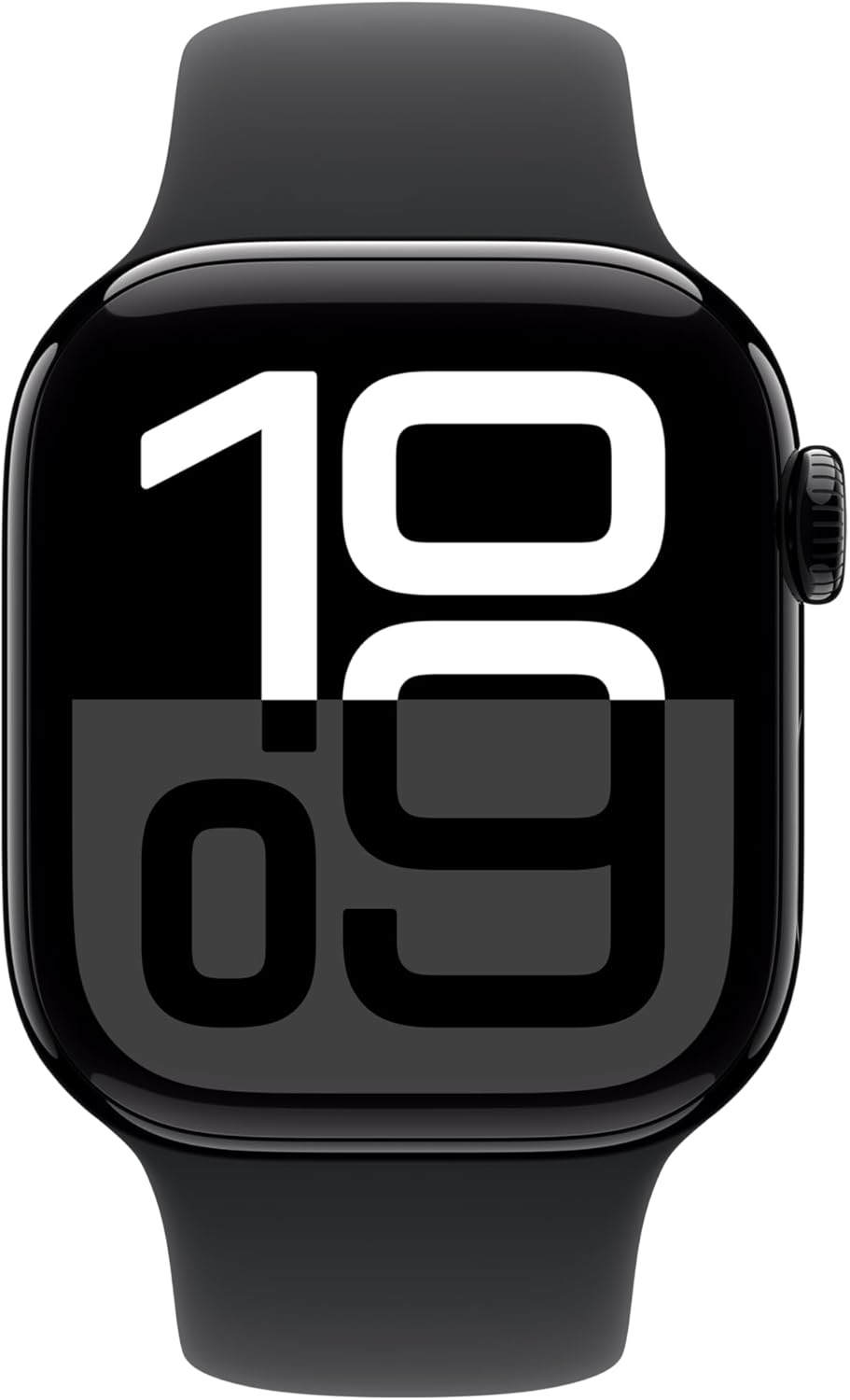 Apple Watch Series 10 GPS 42mm Jet Black Aluminium with Black Sport Band – Buy in Qatar