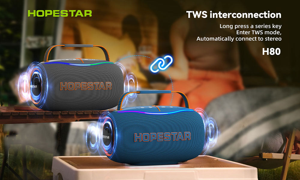 HOPESTAR Portable Bluetooth Speaker H80