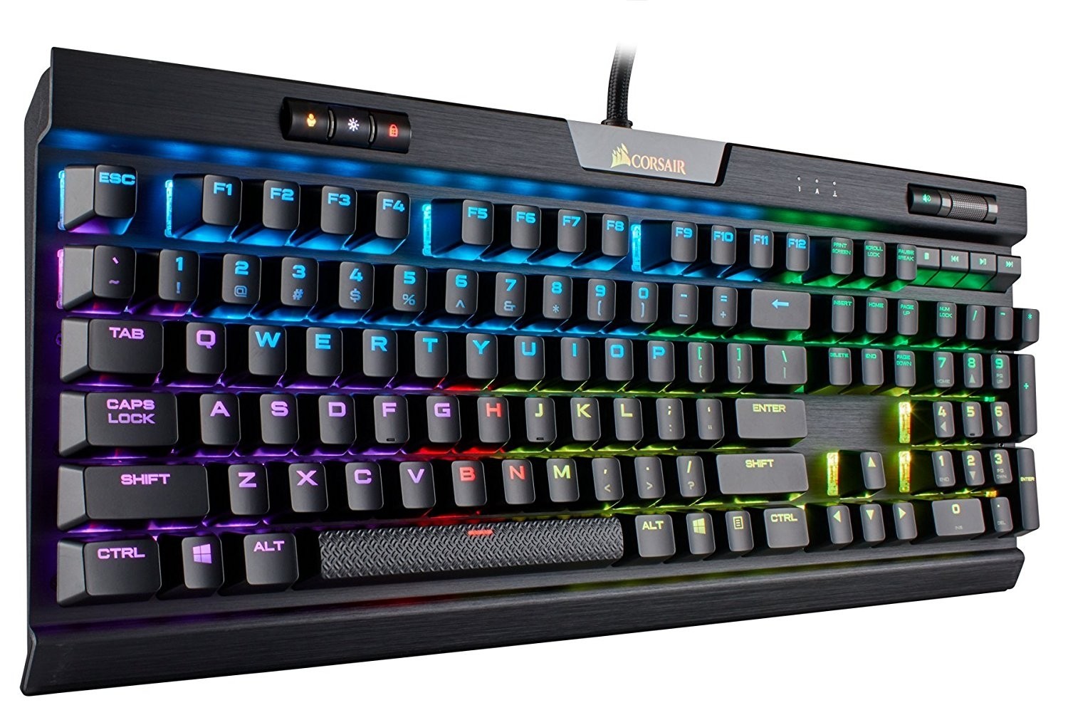 CORSAIR GAMING KEYBOARD K70 RGB MK.2, BLACK, RGB LED, CHERRY