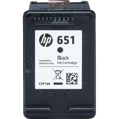 HP 651 Inkjet Cartridge - Black