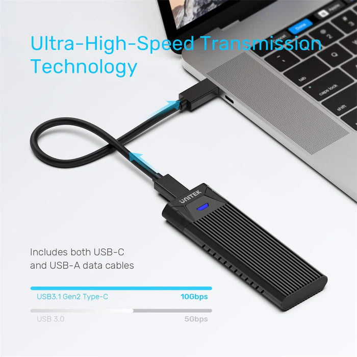 UNITEK SolidForce PCIe/NVMe M.2 SSD Enclosure Lite UNITEK SolidForce PCIe/NVMe M.2 SSD Enclosure Lite