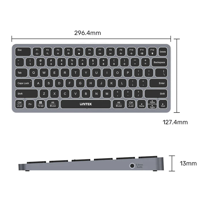 Unitek uHUB PRIME 9-in-1 USB-C Keyboard Hub available for online shopping in Doha, Qatar, with fast delivery.