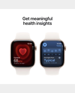 Apple Watch Series 11 GPS 42mm Jet Black Aluminium Case with Black Sport Band S/M - MEQT4