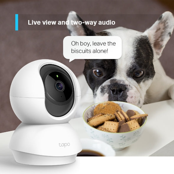 Tapo C210 Pan/Tilt Home Security Wi-Fi Camera - Combo Pack of 2