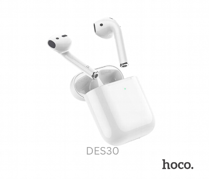 Hoco DES30 True Wireless Stereo Headset - White