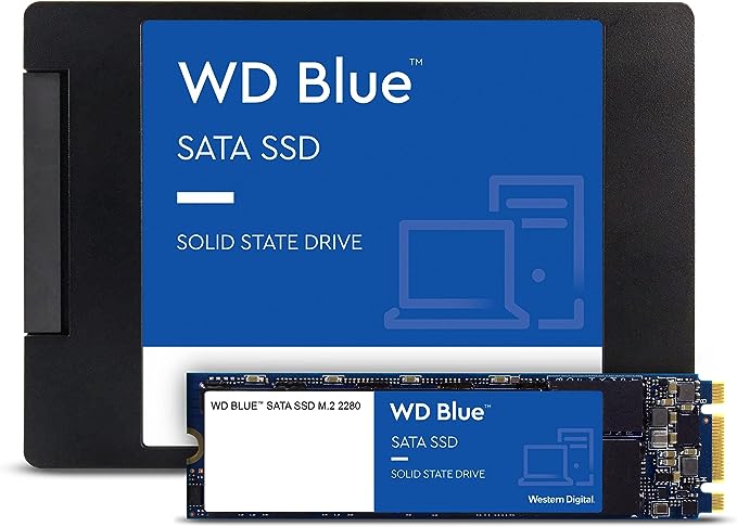 Western Digital 1TB WD Blue 3D NAND Internal PC SSD - SATA III 6 Gb/s, 2.5