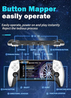 Game Player SF3500 Plus Handheld Game Console with 2 Controllers - White