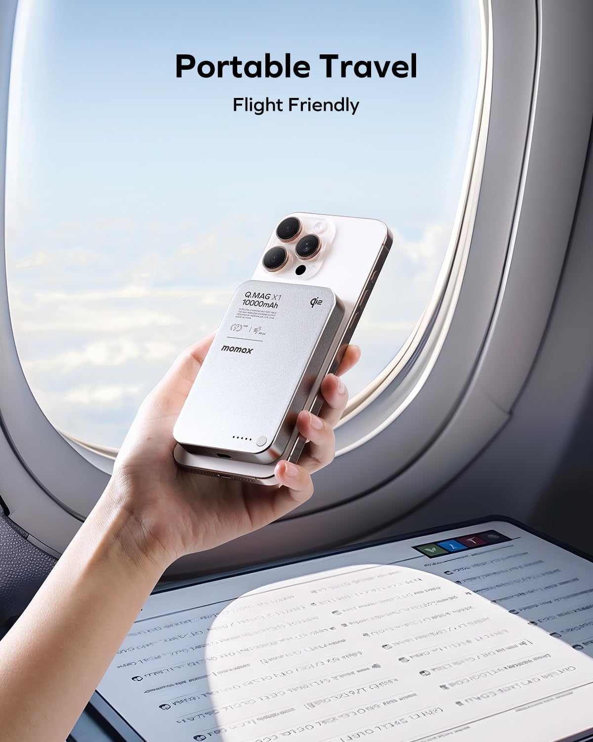 Momax Magnetic Power Bank Q.MAG Ultra-Slim 10000mAh Momax Magnetic Power Bank Q.MAG Ultra-Slim 10000mAh