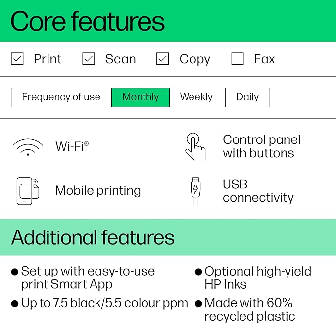 HP All In One DeskJet Ink Advantage Printer 2875