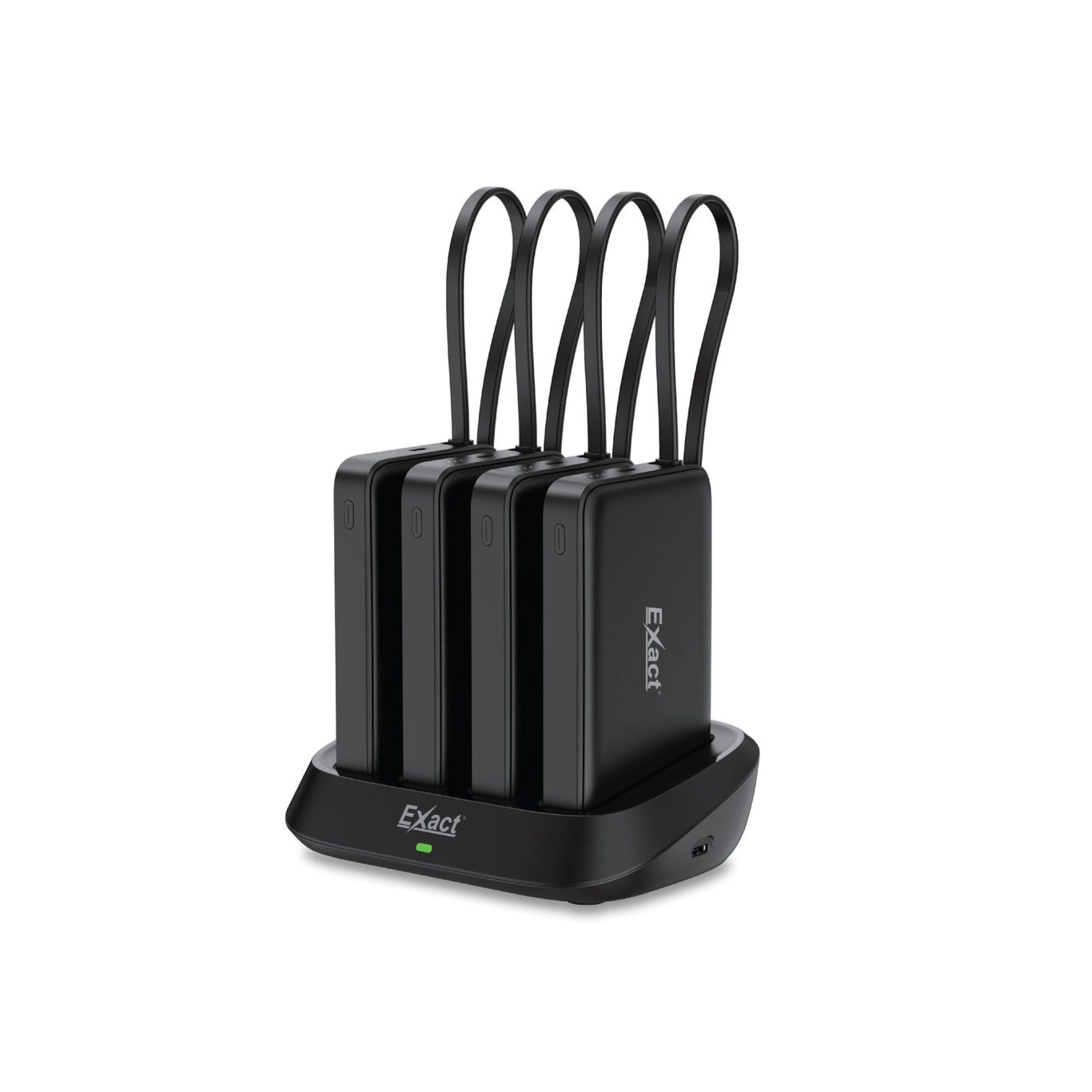 Exact Spark X4 4-in-1 Multiple Power Bank Docking Station - Black