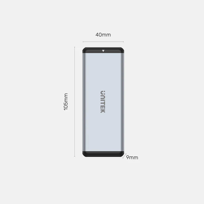 UNITEK USB3.0 M.2 SSD (NGFF/SATA) Aluminium Enclosure
