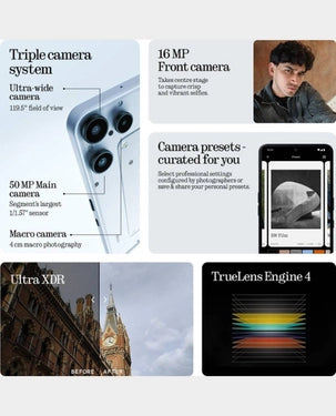 هاتف Nothing (3a) Lite 5G بذاكرة وصول عشوائي 8 جيجابايت ومساحة تخزين 256 جيجابايت - أسود