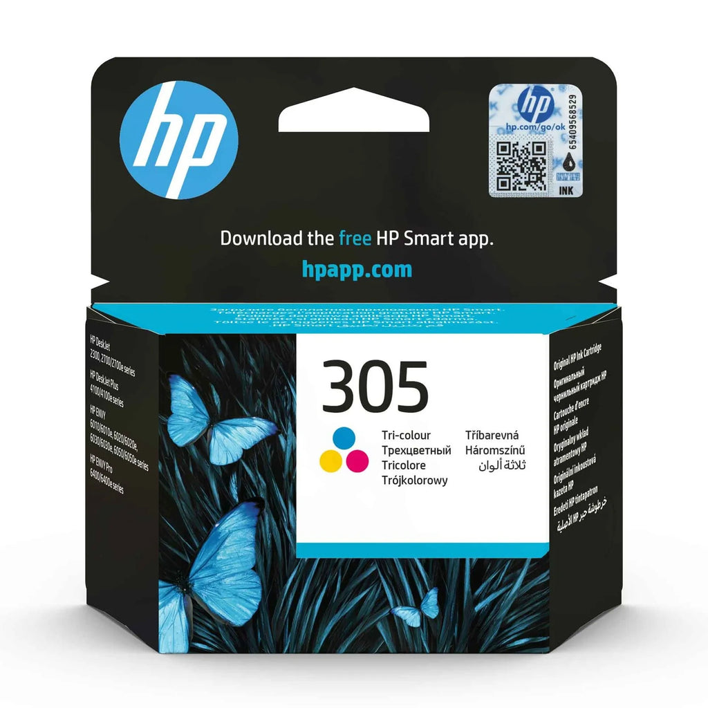 خرطوشة حبر أصلية HP 305 - ثلاثية الألوان