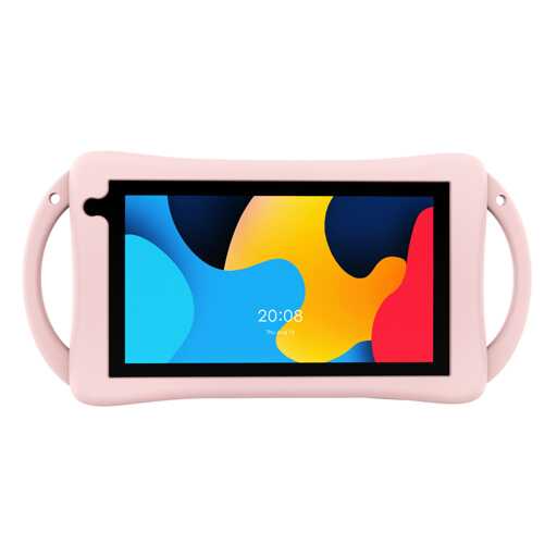 Oteeto K6 Kids Tablet with SIM Card Support 6GB RAM 128GB Android 13 3500mAh Battery - Pink