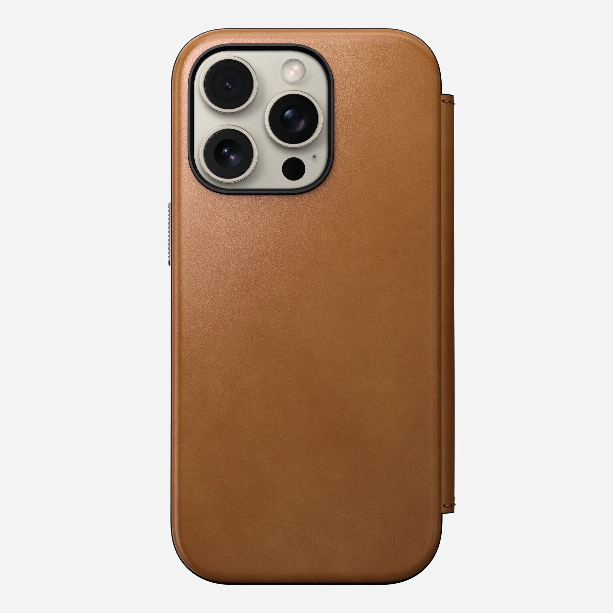 Nomad Modern Leather Folio for iPhone 16 Pro - English Tan Nomad Modern Leather Folio for iPhone 16 Pro - English Tan