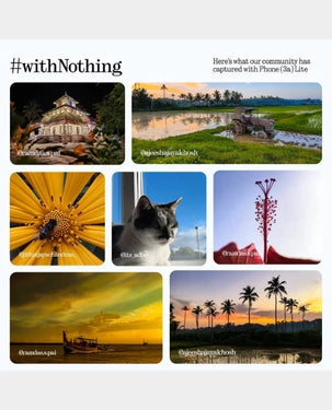 هاتف Nothing (3a) Lite 5G بذاكرة وصول عشوائي 8 جيجابايت ومساحة تخزين 256 جيجابايت - أبيض