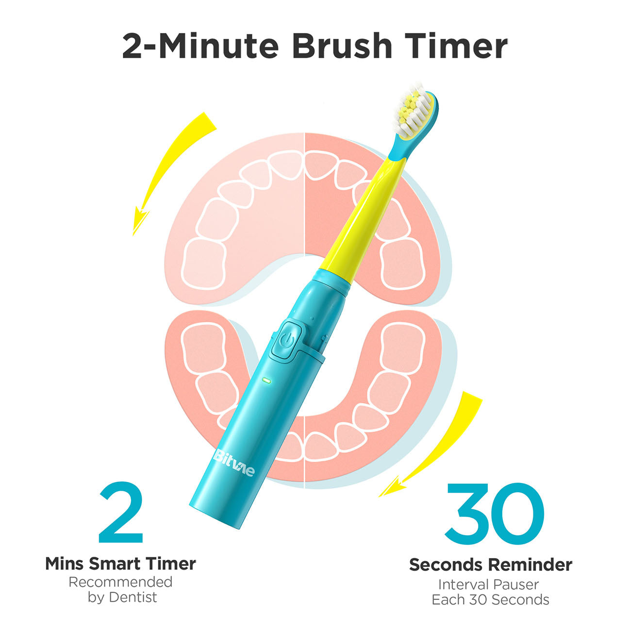 Bitvae 2001 Electric Toothbrush for Kids