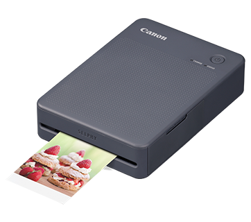 Canon Selphy Square QX20 Gray Compact Photo Printer with Wi-Fi, 287x287 DPI resolution, available to buy online with delivery in Doha, Qatar.