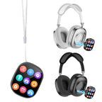 AKZ Max800 Wireless Headset Magnetic Touch Control LED Screen - Black