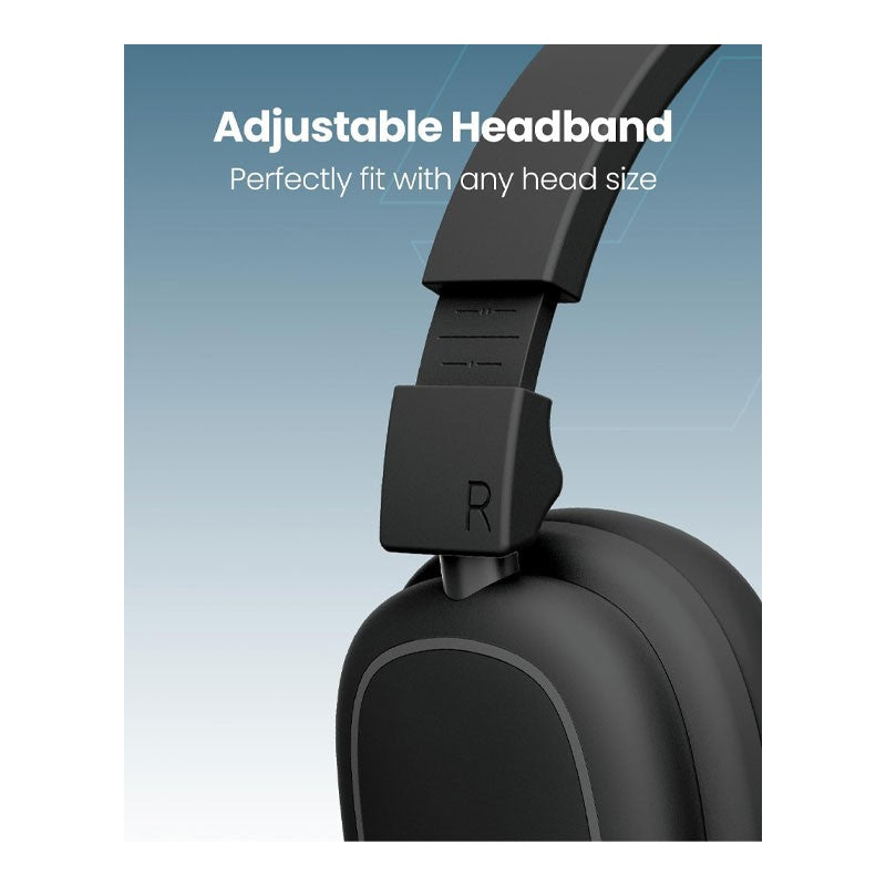Moxedo Rave Bass, 33H Battery, Foldable Headset Black Moxedo Rave Bass, 33H Battery, Foldable Headset Black