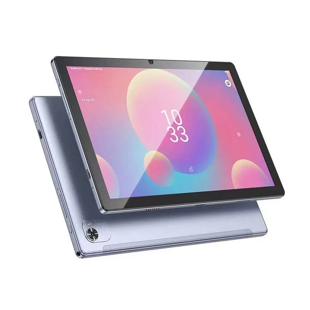 HOCO A12 Tablet Grey – 10.1-inch Android tablet with 6GB RAM, 128GB storage, and dual SIM support in Doha, Qatar.