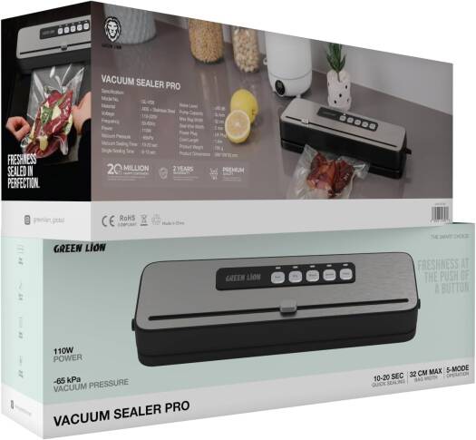 Green Lion Vacuum Sealer Pro - Black Green Lion Vacuum Sealer Pro - Black